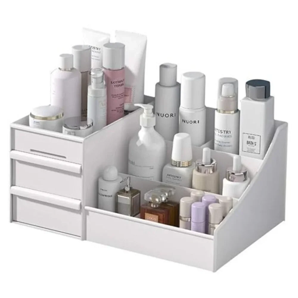 Makeup Organizer With Drawers —Countertop Organizer for Cosmetics, Vanity Holder